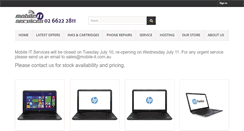 Desktop Screenshot of mobile-it.com.au